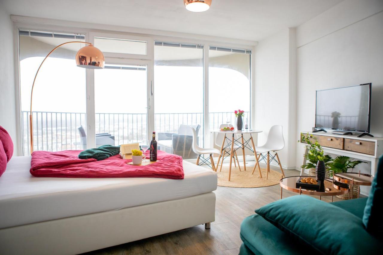 אוגסבורג Modernes Apartment Mit Tollem Blick Ueber Die Stadt מראה חיצוני תמונה