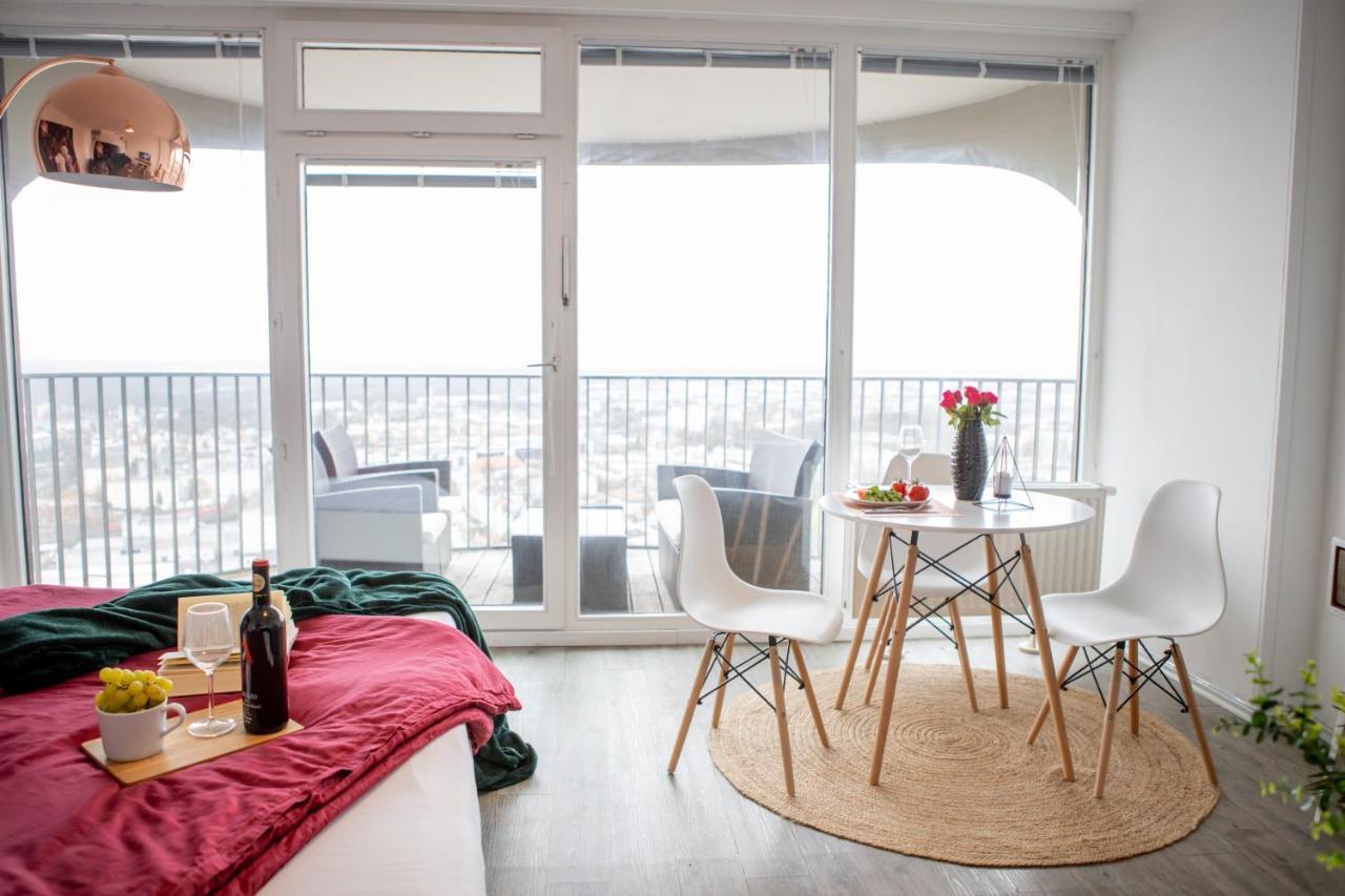 אוגסבורג Modernes Apartment Mit Tollem Blick Ueber Die Stadt מראה חיצוני תמונה