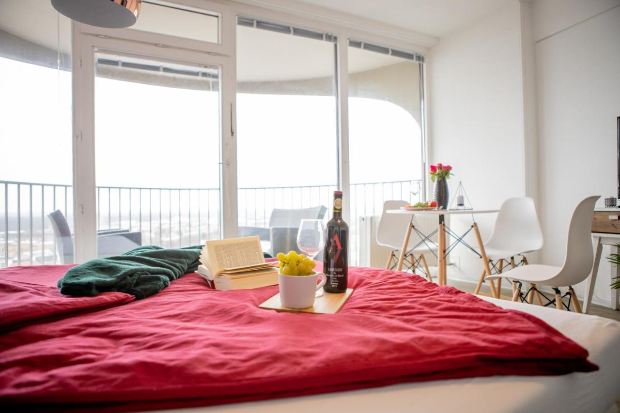 אוגסבורג Modernes Apartment Mit Tollem Blick Ueber Die Stadt מראה חיצוני תמונה